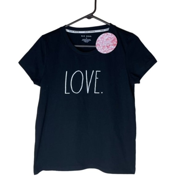 Rae Dunn Tops - RAE DUNN "Love" T-shirt, Size Medium - NWT